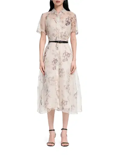 Altuzarra Women's Kiera Floral Silk Shirtdress | Thumbnail 2 Altuzarra Women's Kiera Floral Silk Shirtdress | Thumbnail 2