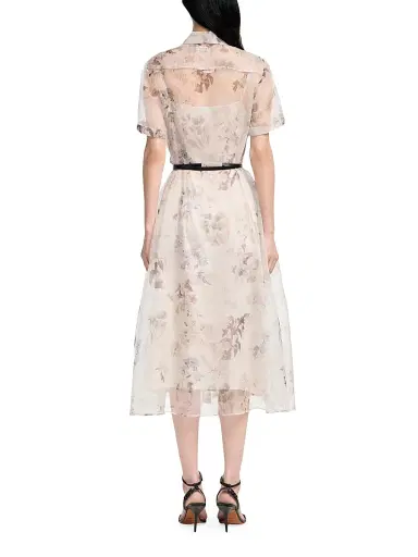 Altuzarra Women's Kiera Floral Silk Shirtdress - Ivory Flowers | Thumbnail 5 Altuzarra Women's Kiera Floral Silk Shirtdress - Ivory Flowers | Thumbnail 5