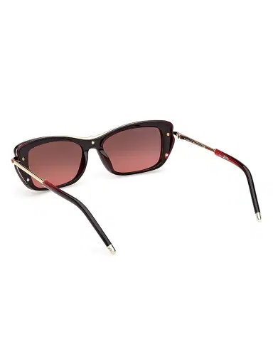 Christian Louboutin Women's 53MM Rectangular Sunglasses - Gold Black Red | Thumbnail 4 Christian Louboutin Women's 53MM Rectangular Sunglasses - Gold Black Red | Thumbnail 4