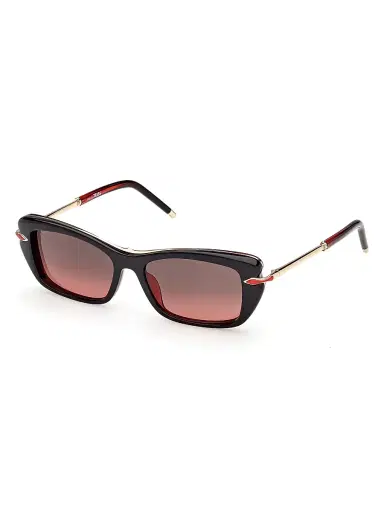 Christian Louboutin Women's 53MM Rectangular Sunglasses - Gold Black Red | Thumbnail 1 Christian Louboutin Women's 53MM Rectangular Sunglasses - Gold Black Red | Thumbnail 1