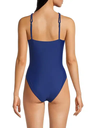 Kobi Halperin Women's Romy One-Piece Swimsuit - Navy - Size XL | Thumbnail 5