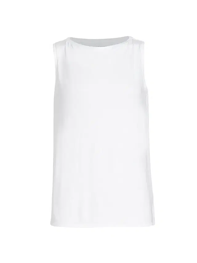 Women's Soft-Touch Boatneck Tank Top - Blanc
