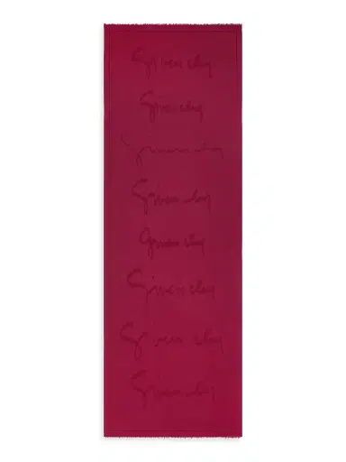 Givenchy Women's Stole in Silk and Cotton with Signature | Thumbnail 1