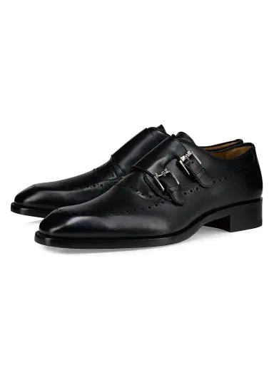 Christian Louboutin Men's Sartok Monk Strap Shoes - Black - Size 13.5 | Thumbnail 2 Christian Louboutin Men's Sartok Monk Strap Shoes - Black - Size 13.5 | Thumbnail 2