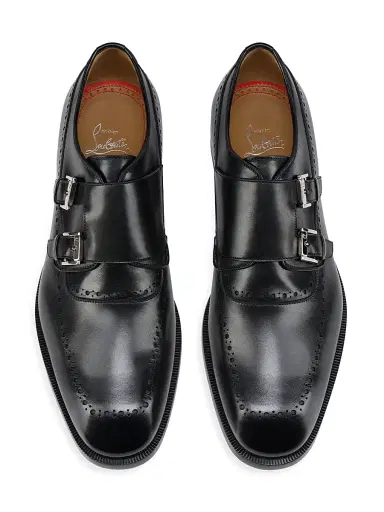 Christian Louboutin Men's Sartok Monk Strap Shoes - Black - Size 13.5 | Thumbnail 4 Christian Louboutin Men's Sartok Monk Strap Shoes - Black - Size 13.5 | Thumbnail 4