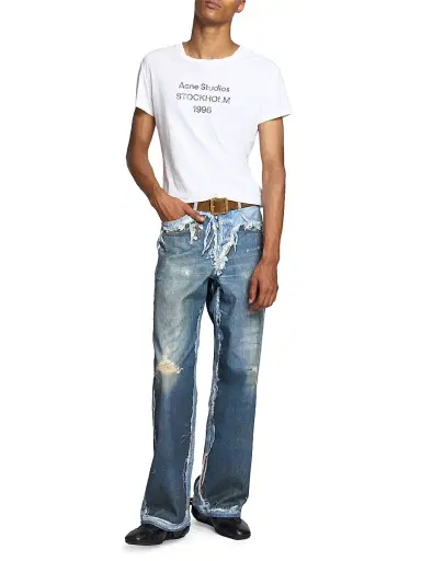 Acne Studios Men's Etza Logo T-Shirt | Thumbnail 2 Acne Studios Men's Etza Logo T-Shirt | Thumbnail 2