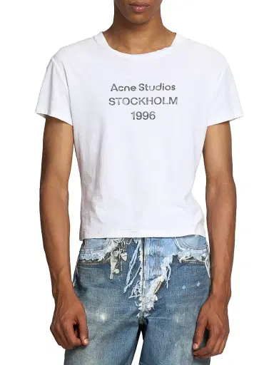 Acne Studios Men's Etza Logo T-Shirt | Thumbnail 3 Acne Studios Men's Etza Logo T-Shirt | Thumbnail 3