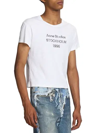 Acne Studios Men's Etza Logo T-Shirt | Thumbnail 4 Acne Studios Men's Etza Logo T-Shirt | Thumbnail 4