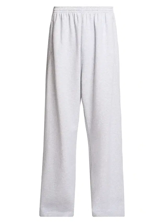 Acne Studios Men's Prowser Lounge Straight-Leg Sweatpants - Pale Grey Melange