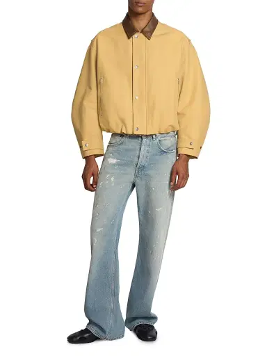 Acne Studios Men's Opado Double Cotton Jacket - Sand Beige | Thumbnail 2