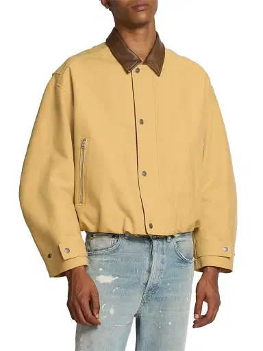 Acne Studios Men's Opado Double Cotton Jacket - Sand Beige | Thumbnail 3