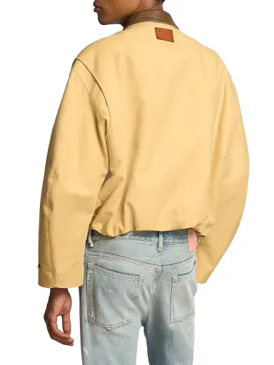 Acne Studios Men's Opado Double Cotton Jacket - Sand Beige | Thumbnail 5