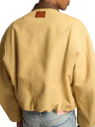 Acne Studios Men's Opado Double Cotton Jacket - Sand Beige | Thumbnail 6