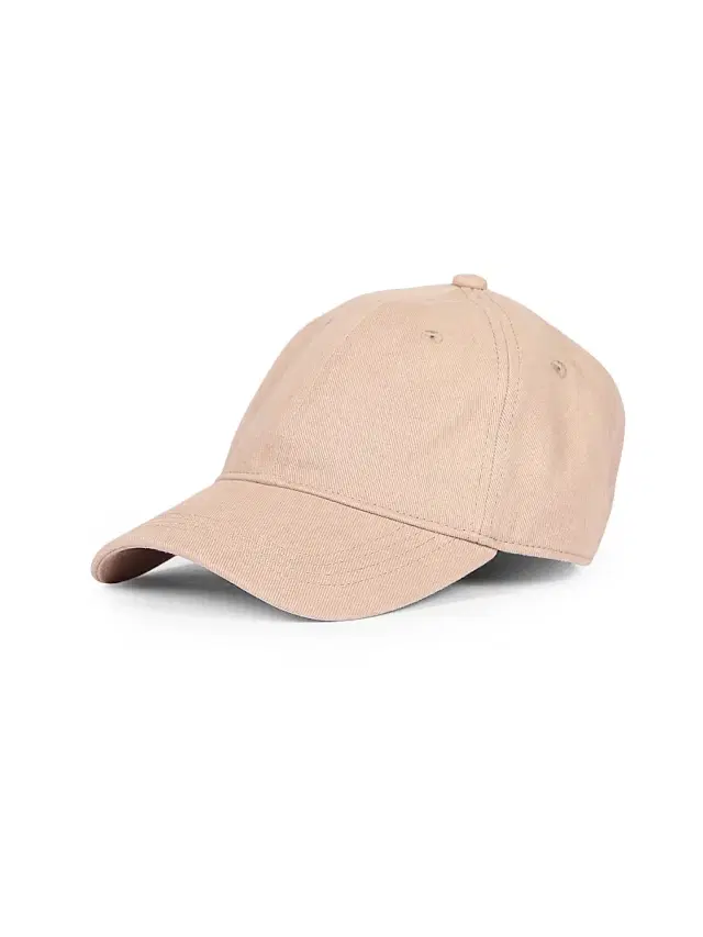 Men's Carily Back Logo Cotton Baseball Cap - Mushroom Beige