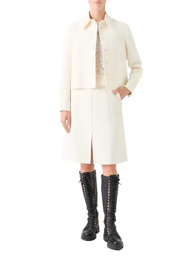 Akris Women's Talitha Cotton Shirt Jacket | Thumbnail 2 Akris Women's Talitha Cotton Shirt Jacket | Thumbnail 2