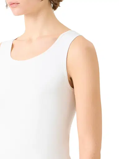 Akris punto Women's Knit Scoopneck Tank - Cream - Size 2 | Thumbnail 6 Akris punto Women's Knit Scoopneck Tank - Cream - Size 2 | Thumbnail 6