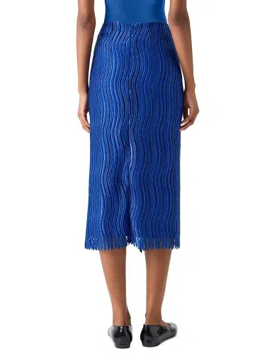 Akris Women's Wave Guipure Lace Pencil Midi-Skirt | Thumbnail 4 Akris Women's Wave Guipure Lace Pencil Midi-Skirt | Thumbnail 4
