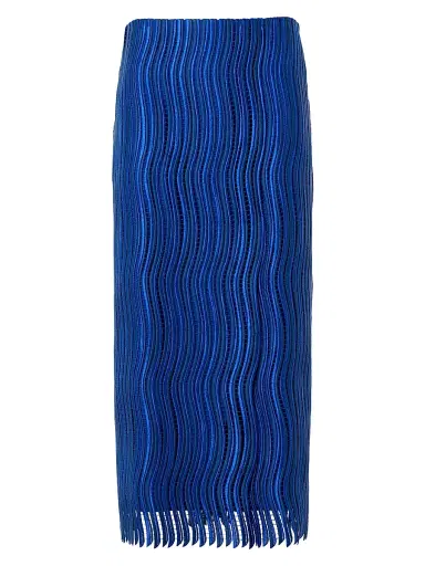 Akris Women's Wave Guipure Lace Pencil Midi-Skirt | Thumbnail 1 Akris Women's Wave Guipure Lace Pencil Midi-Skirt | Thumbnail 1