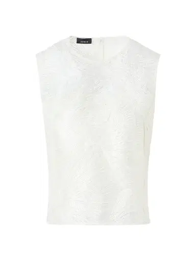 Akris Women's Lacquered Fan Lace Top | Thumbnail 1 Akris Women's Lacquered Fan Lace Top | Thumbnail 1