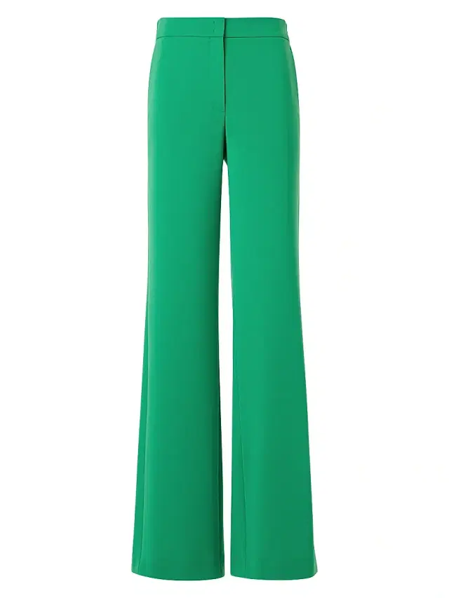 Women's Marla Crinkled Satin Pants - Green