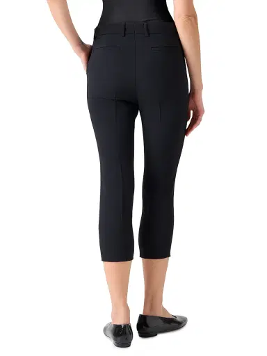 Akris Women's Flavi Wool-Blend Capri Pants - Black - Size 12 | Thumbnail 4 Akris Women's Flavi Wool-Blend Capri Pants - Black - Size 12 | Thumbnail 4
