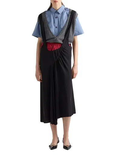Prada Women's Cotton Poplin Shirt - Blue | Thumbnail 5