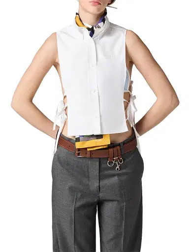 Miu Miu Women's Leather Belt - Black | Thumbnail 4