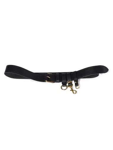 Miu Miu Women's Leather Belt - Black | Thumbnail 1