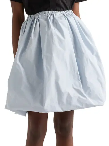 Prada Women's Technical Taffeta Skirt - Grey | Thumbnail 14