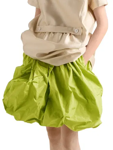 Prada Women's Technical Taffeta Skirt - Grey | Thumbnail 25