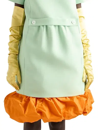 Prada Women's Technical Taffeta Skirt - Grey | Thumbnail 9