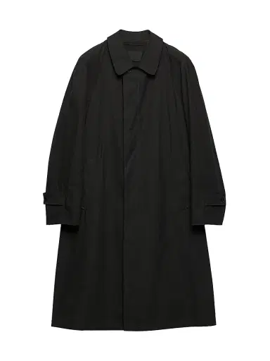 Prada Men's Cotton Coat - Black | Thumbnail 1 Prada Men's Cotton Coat - Black | Thumbnail 1