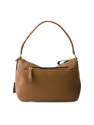 Prada Women's Medium Leather Shoulder Bag - Brown | Thumbnail 3 Prada Women's Medium Leather Shoulder Bag - Brown | Thumbnail 3
