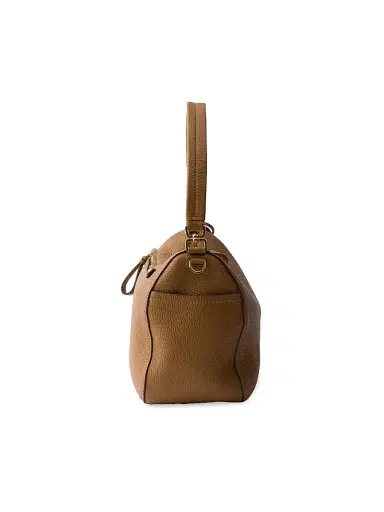 Prada Women's Medium Leather Shoulder Bag - Brown | Thumbnail 4 Prada Women's Medium Leather Shoulder Bag - Brown | Thumbnail 4