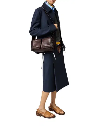 Miu Miu Women's Utilitaire Nappa Leather Shoulder Bag | Thumbnail 2 Miu Miu Women's Utilitaire Nappa Leather Shoulder Bag | Thumbnail 2