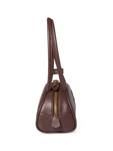 Miu Miu Women's Beau Leather Shoulder Bag - Dark Brown | Thumbnail 3 Miu Miu Women's Beau Leather Shoulder Bag - Dark Brown | Thumbnail 3