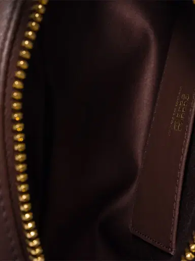 Miu Miu Women's Beau Leather Shoulder Bag - Dark Brown | Thumbnail 5 Miu Miu Women's Beau Leather Shoulder Bag - Dark Brown | Thumbnail 5
