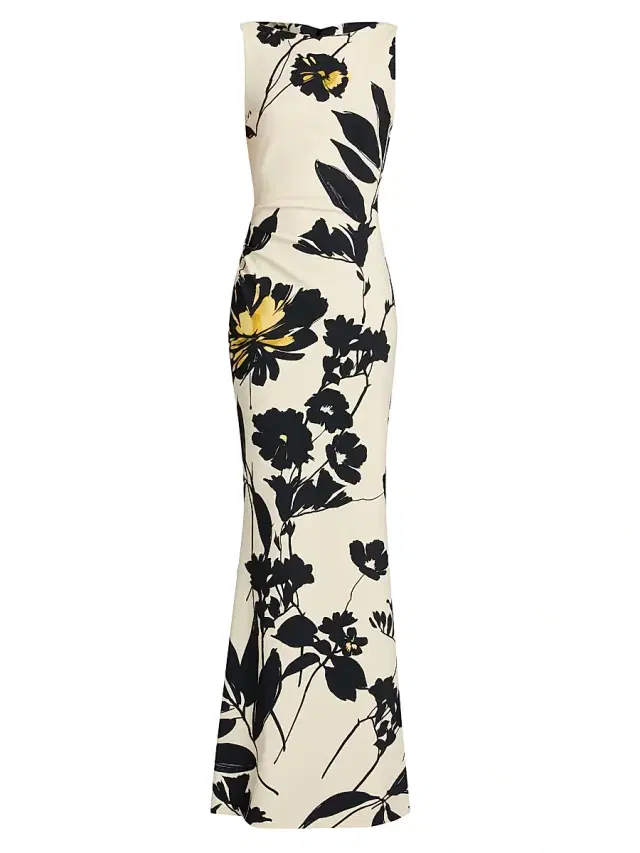 Chiara Boni La Petite Robe Women's Ajour Floral Mermaid Gown - Ava