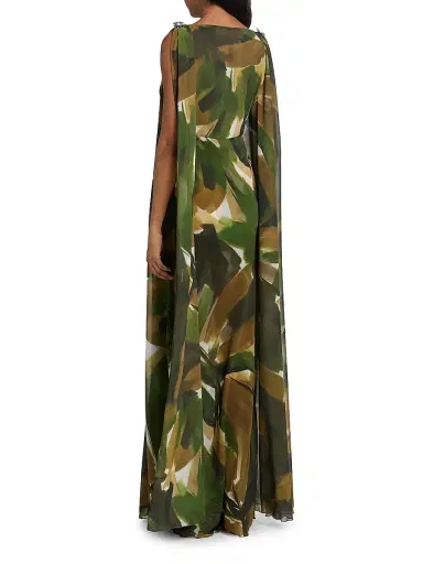 Chiara Boni La Petite Robe Women's Vetas Embellished Georgette Gown | Thumbnail 5