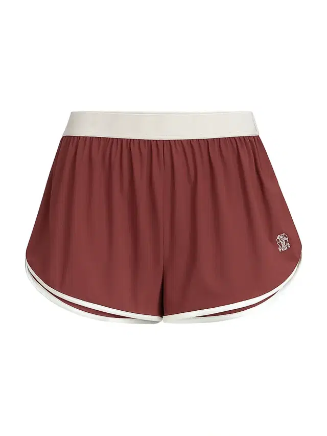 Women's Techno Jersey Shorts with Logo - Red