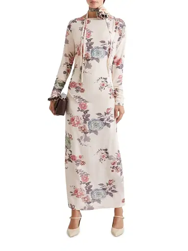 Marella Women's Jersey Calf Length Dress | Thumbnail 5 Marella Women's Jersey Calf Length Dress | Thumbnail 5