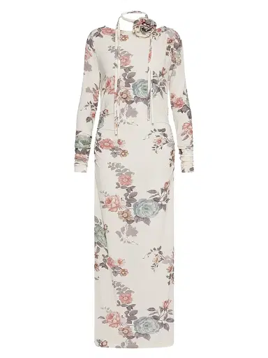 Marella Women's Jersey Calf Length Dress | Thumbnail 1 Marella Women's Jersey Calf Length Dress | Thumbnail 1