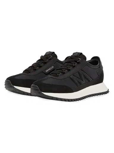 Moncler Women's Pacey2 and Sneakers in Suede and Nubuck - Black - Size 11 | Thumbnail 2