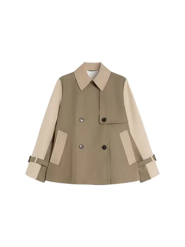 Weekend Max Mara Women's Cropped, Water Repellent Gabardine Trench Coat - Mud