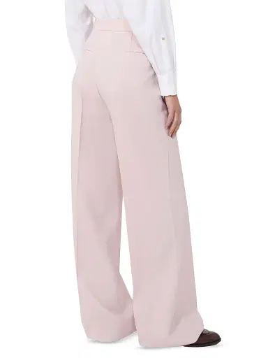 Max Mara Women's Wool, Mohair and Silk Trousers - Beige Pink - Size 8 | Thumbnail 3 Max Mara Women's Wool, Mohair and Silk Trousers - Beige Pink - Size 8 | Thumbnail 3