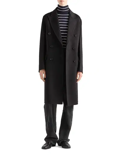 Prada Women's Striped Wool Turtleneck Sweater - Blue - Size 12 | Thumbnail 5