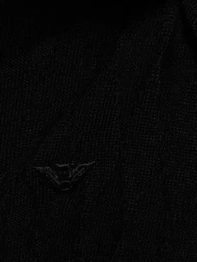 Emporio Armani Men's Diamond Virgin Wool Sweater - Black - Size XXL | Thumbnail 7 Emporio Armani Men's Diamond Virgin Wool Sweater - Black - Size XXL | Thumbnail 7
