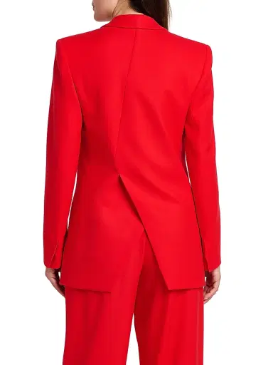 Giorgio Armani Women's Shawl Lapel Virgin Wool Blazer | Thumbnail 5 Giorgio Armani Women's Shawl Lapel Virgin Wool Blazer | Thumbnail 5