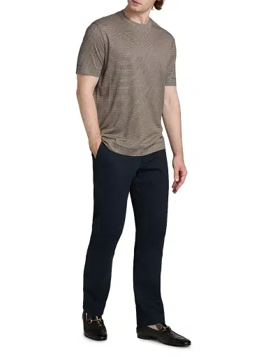 Emporio Armani Men's Geometric-Print Jersey Crewneck T-Shirt - Black - Size XXL | Thumbnail 2 Emporio Armani Men's Geometric-Print Jersey Crewneck T-Shirt - Black - Size XXL | Thumbnail 2