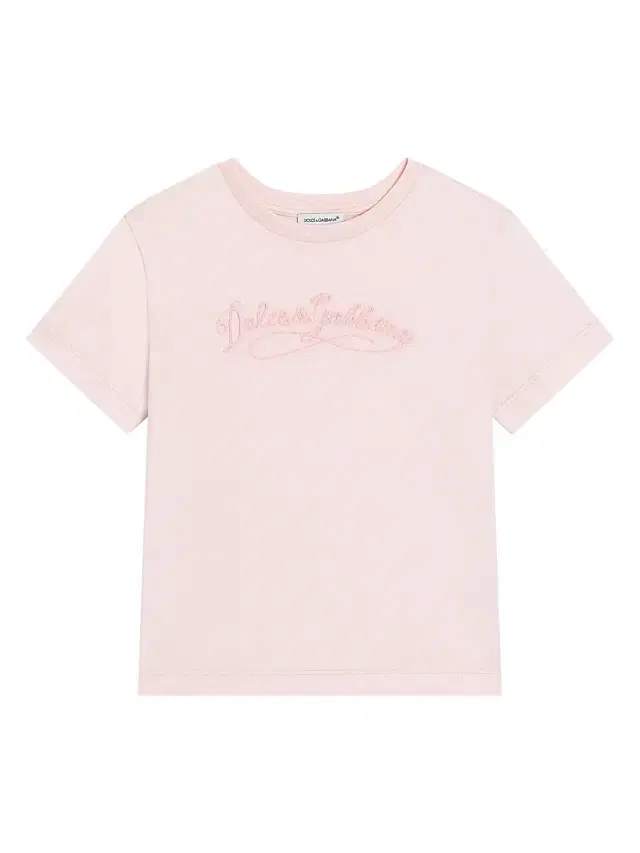 Little Girl's & Girl's Logo Embroidered T-Shirt - Rosa
